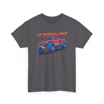 Monster Truck Graphic Tee — "OC Designworks" Retro Off-Road Shirt