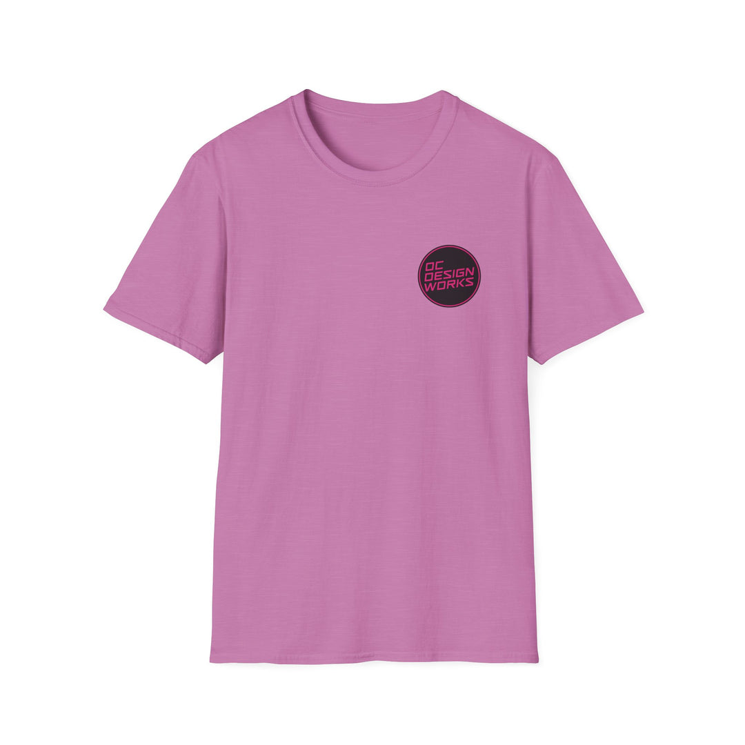 Heritage T-Shirt — Magenta Logo - OC Designworks