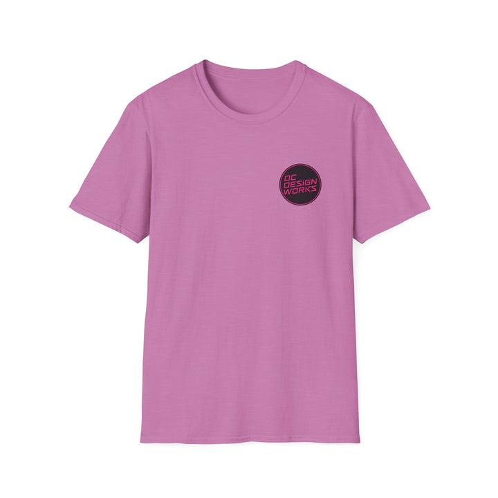 Heritage T-Shirt — Magenta Logo - OC Designworks