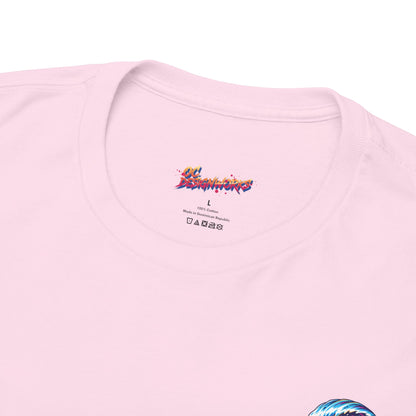 Surfing Wave Graphic Tee — 'Los Bombers' Retro Surf Shirt