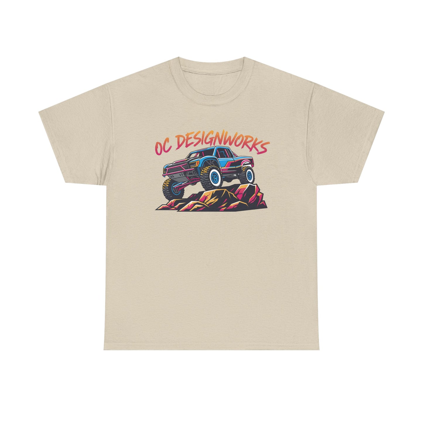 Monster Truck Graphic Tee — "OC DESIGNWORKS" Off-Road T-Shirt