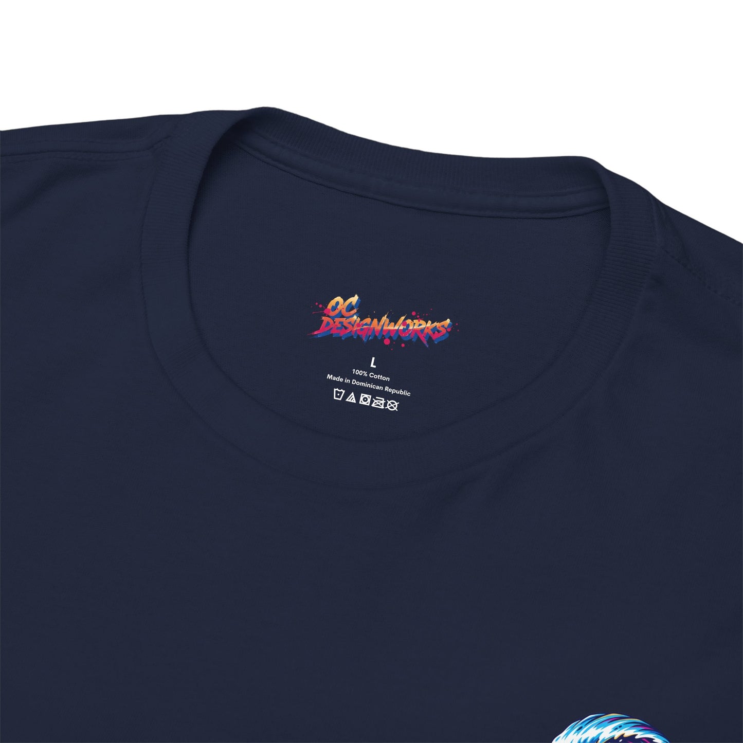 Surfing Wave Graphic Tee — 'Los Bombers' Retro Surf Shirt