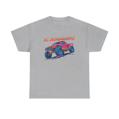 Monster Truck Graphic Tee — "OC Designworks" Retro Off-Road Shirt
