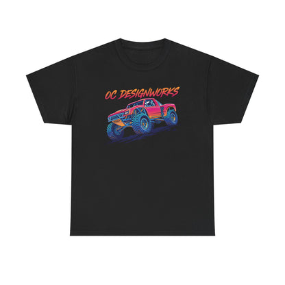 Monster Truck Graphic Tee — "OC Designworks" Retro Off-Road Shirt