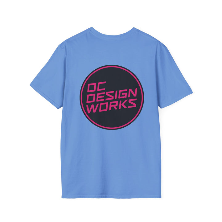 Heritage T-Shirt — Magenta Logo - OC Designworks