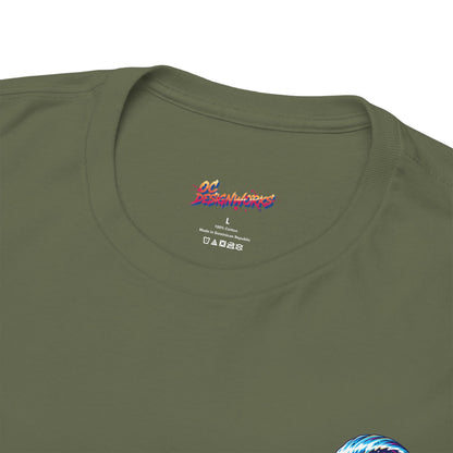 Surfing Wave Graphic Tee — 'Los Bombers' Retro Surf Shirt
