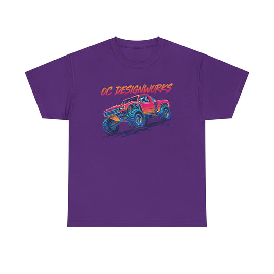 Monster Truck Graphic Tee — "OC Designworks" Retro Off-Road Shirt