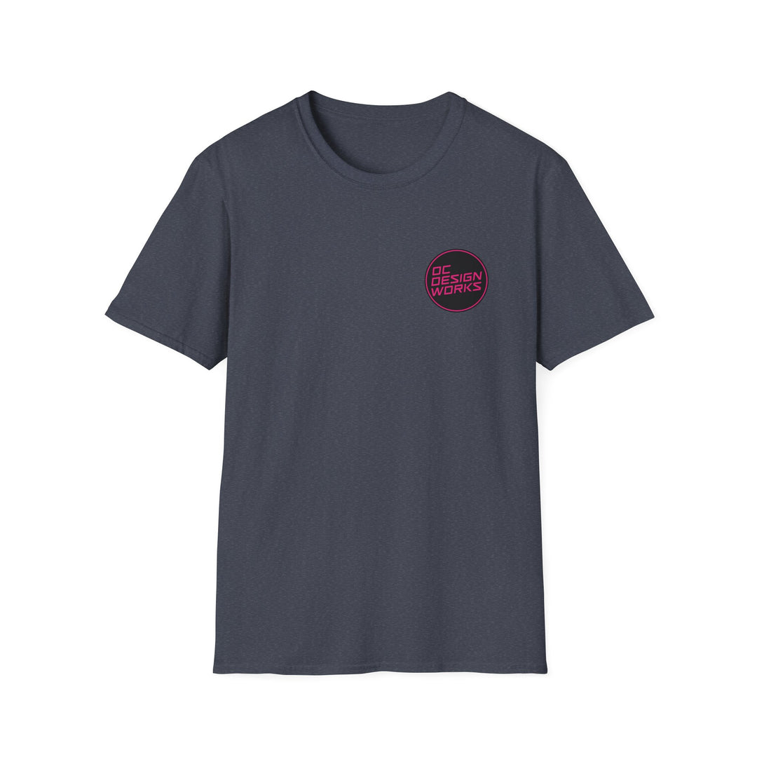 Heritage T-Shirt — Magenta Logo - OC Designworks