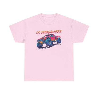 Monster Truck Graphic Tee — "OC Designworks" Retro Off-Road Shirt