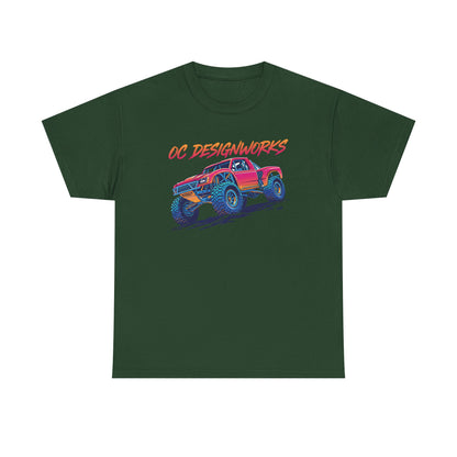 Monster Truck Graphic Tee — "OC Designworks" Retro Off-Road Shirt