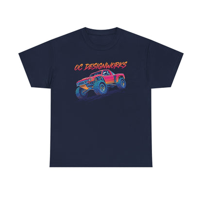 Monster Truck Graphic Tee — "OC Designworks" Retro Off-Road Shirt