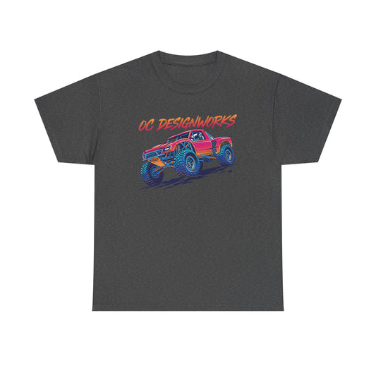 Monster Truck Graphic Tee — "OC Designworks" Retro Off-Road Shirt