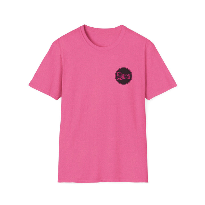 Heritage T-Shirt — Magenta Logo - OC Designworks