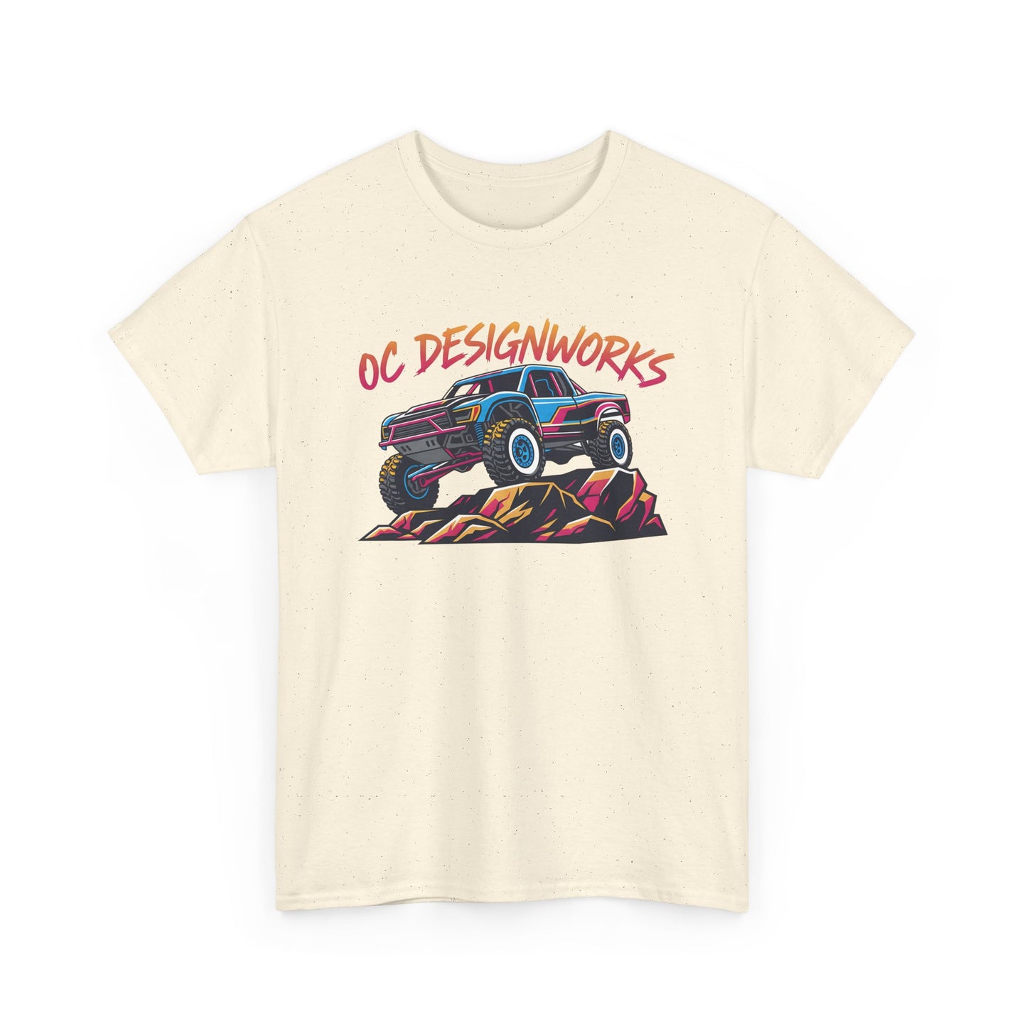 Monster Truck Graphic Tee — "OC DESIGNWORKS" Off-Road T-Shirt