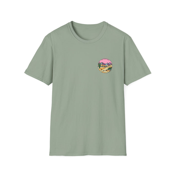 Cactus Sunset T-Shirt — Surf. Summit. Soul. - T-Shirt - Sage - OC Designworks