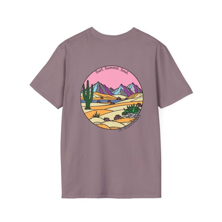 Cactus Sunset T-Shirt — Surf. Summit. Soul. - T-Shirt - Paragon - OC Designworks