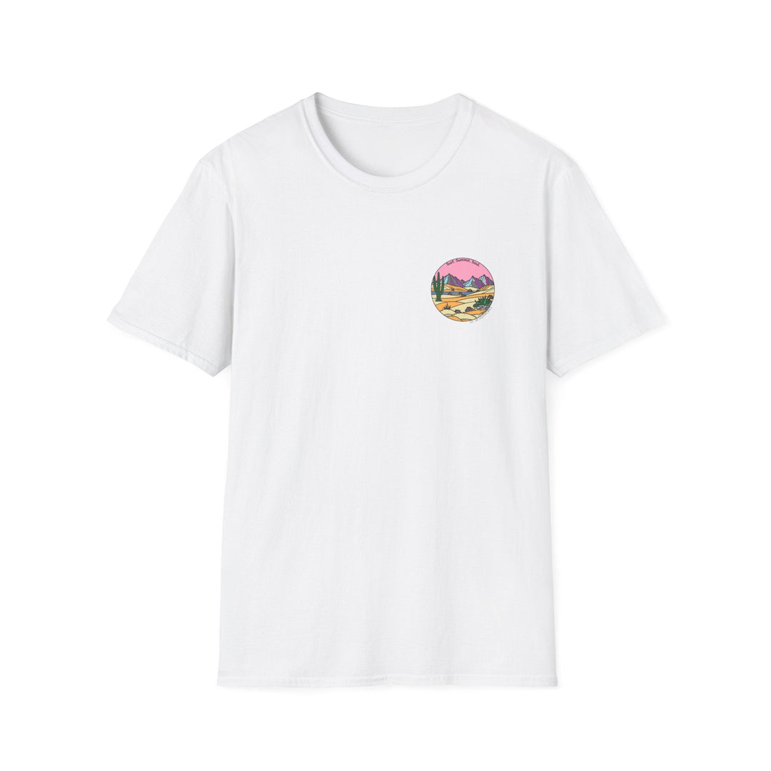 Cactus Sunset T-Shirt — Surf. Summit. Soul. - T-Shirt - White - OC Designworks