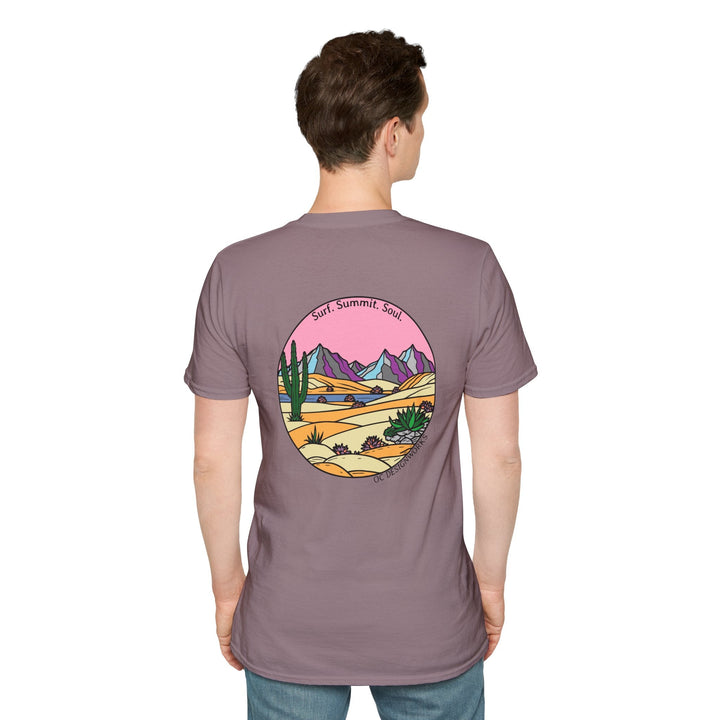 Cactus Sunset T-Shirt — Surf. Summit. Soul. - T-Shirt - Paragon - OC Designworks