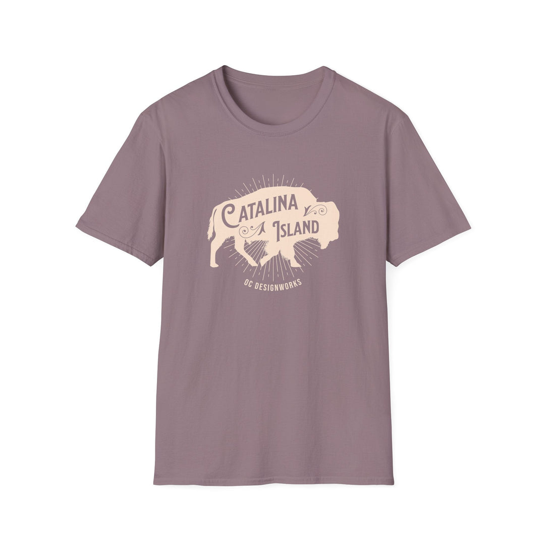 Catalina Island California Bison T-Shirt - T-Shirt - Paragon - OC Designworks