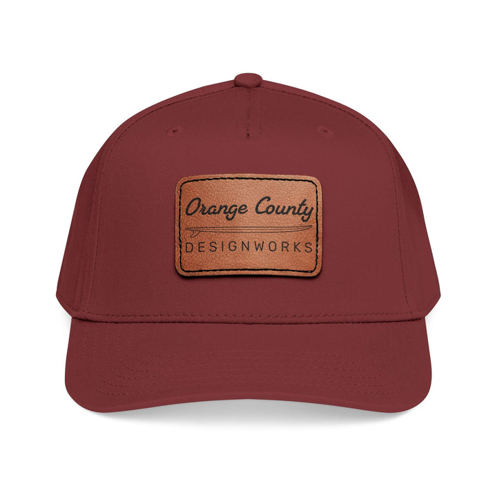 Heritage Baseball Cap — Leather Surf Patch - Hats - One size - OC Designworks