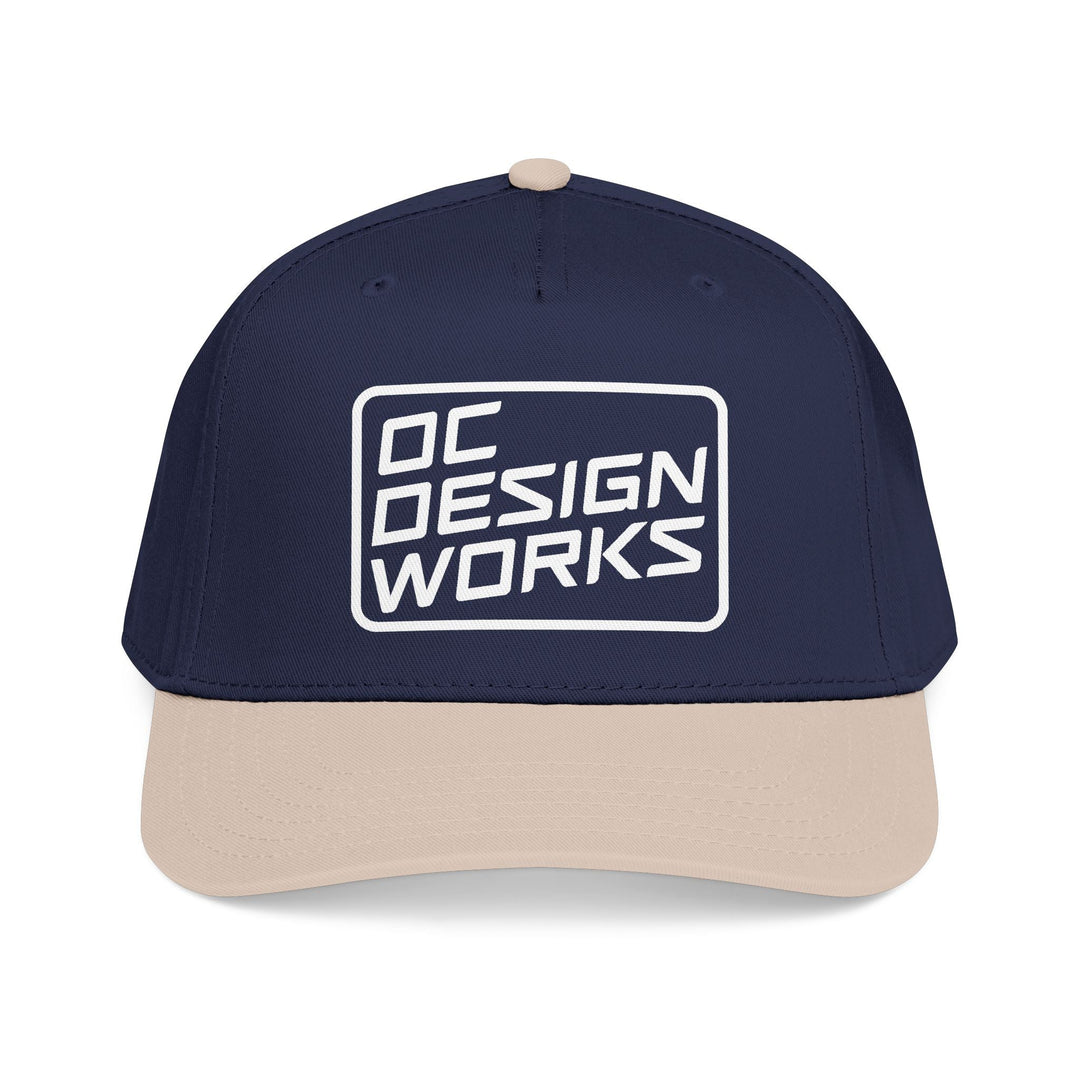 Heritage Baseball Snap - Back Cap — Square Line Logo - Hats - One size - OC Designworks