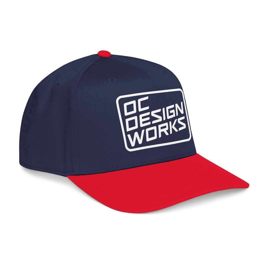 Heritage Baseball Snap - Back Cap — Square Line Logo - Hats - One size - OC Designworks