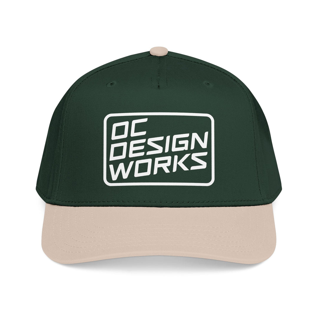Heritage Baseball Snap - Back Cap — Square Line Logo - Hats - One size - OC Designworks