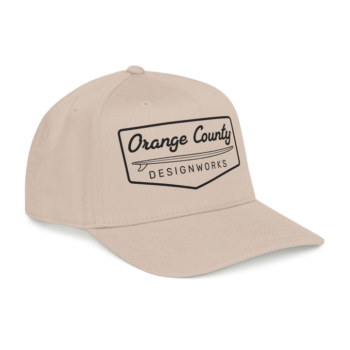 Heritage Baseball Snap - Back Cap — Vintage Surf Logo - Hats - One size - OC Designworks