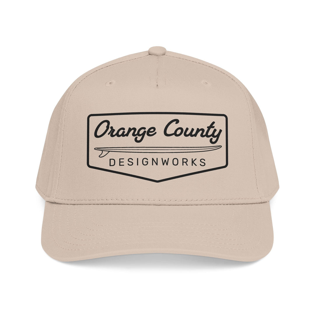 Heritage Baseball Snap - Back Cap — Vintage Surf Logo - Hats - One size - OC Designworks