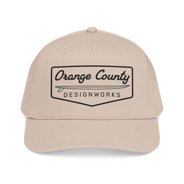 Heritage Baseball Snap - Back Cap — Vintage Surf Logo - Hats - One size - OC Designworks