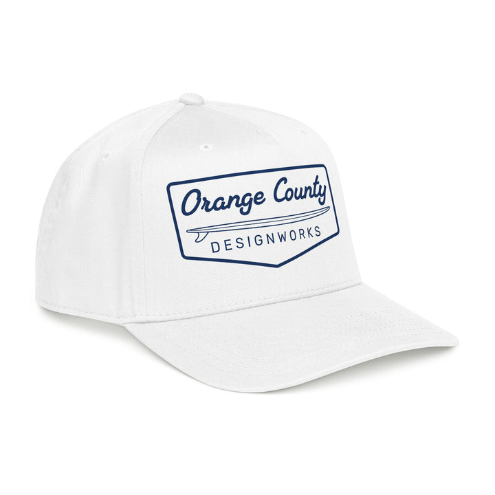 Heritage Baseball Snap - Back Cap — Vintage Surf Logo - Hats - One size - OC Designworks