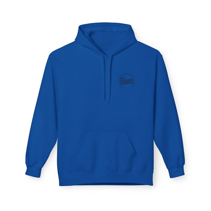 Heritage Hoodie — Black Line Logo - Hoodie - Royal - OC Designworks