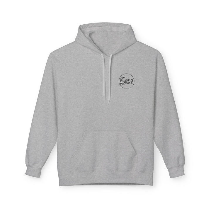 Heritage Hoodie — Black Line Logo - Hoodie - Sport Grey - OC Designworks