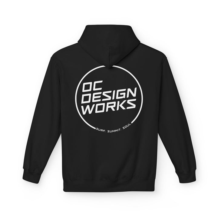 Heritage Hoodie — White Line Logo - Hoodie - Black - OC Designworks