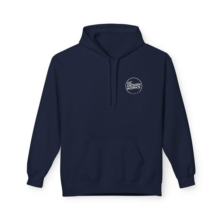 Heritage Hoodie — White Line Logo - Hoodie - Navy - OC Designworks
