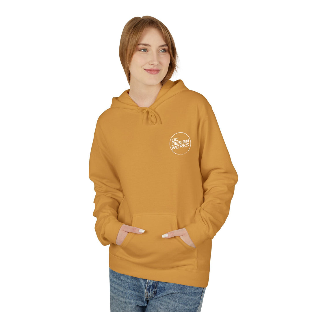 Heritage Hoodie — White Line Logo - Hoodie - Mustard - OC Designworks