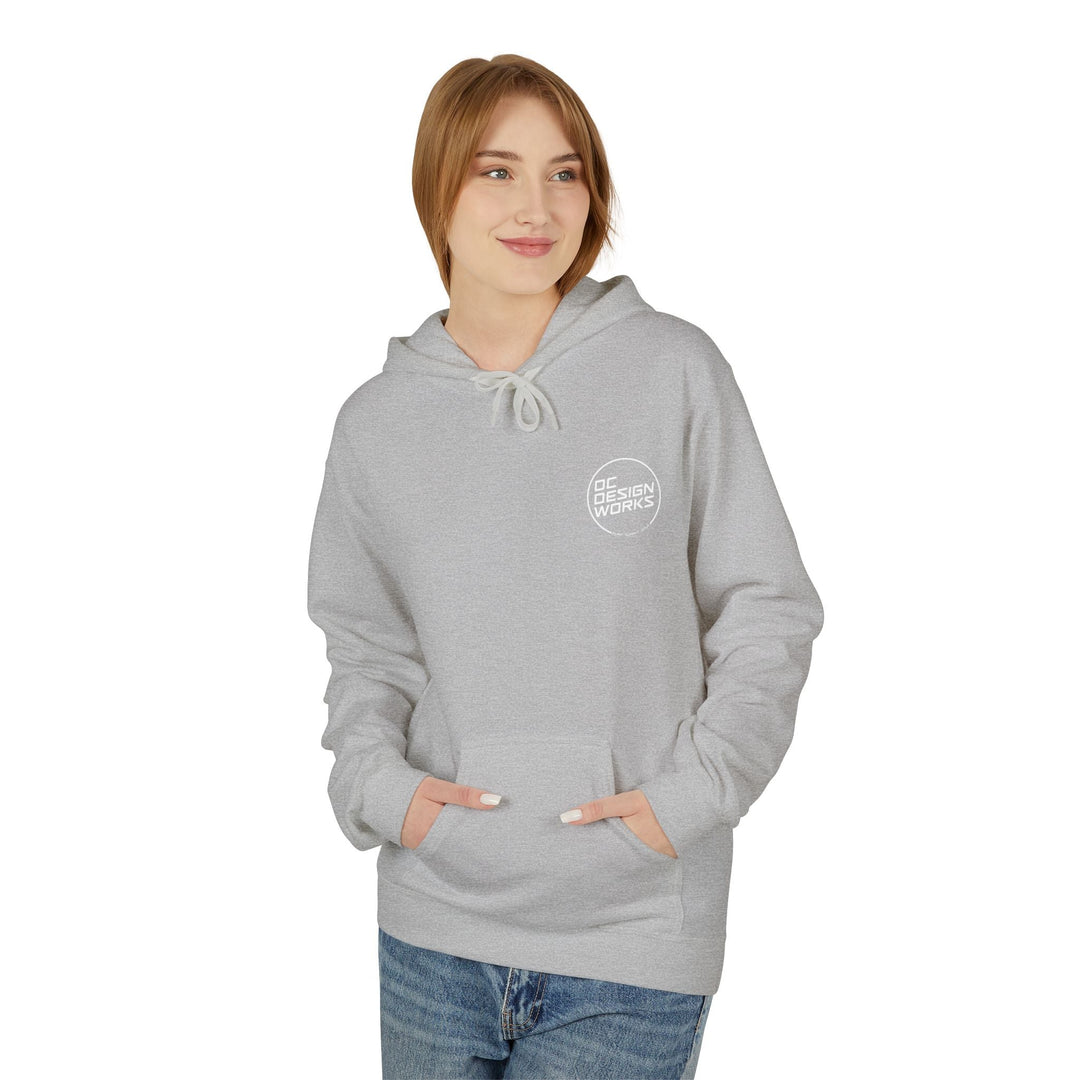Heritage Hoodie — White Line Logo - Hoodie - Sport Grey - OC Designworks