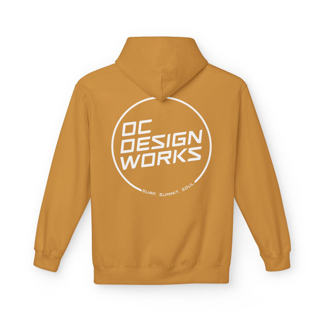 Heritage Hoodie — White Line Logo - Hoodie - Mustard - OC Designworks