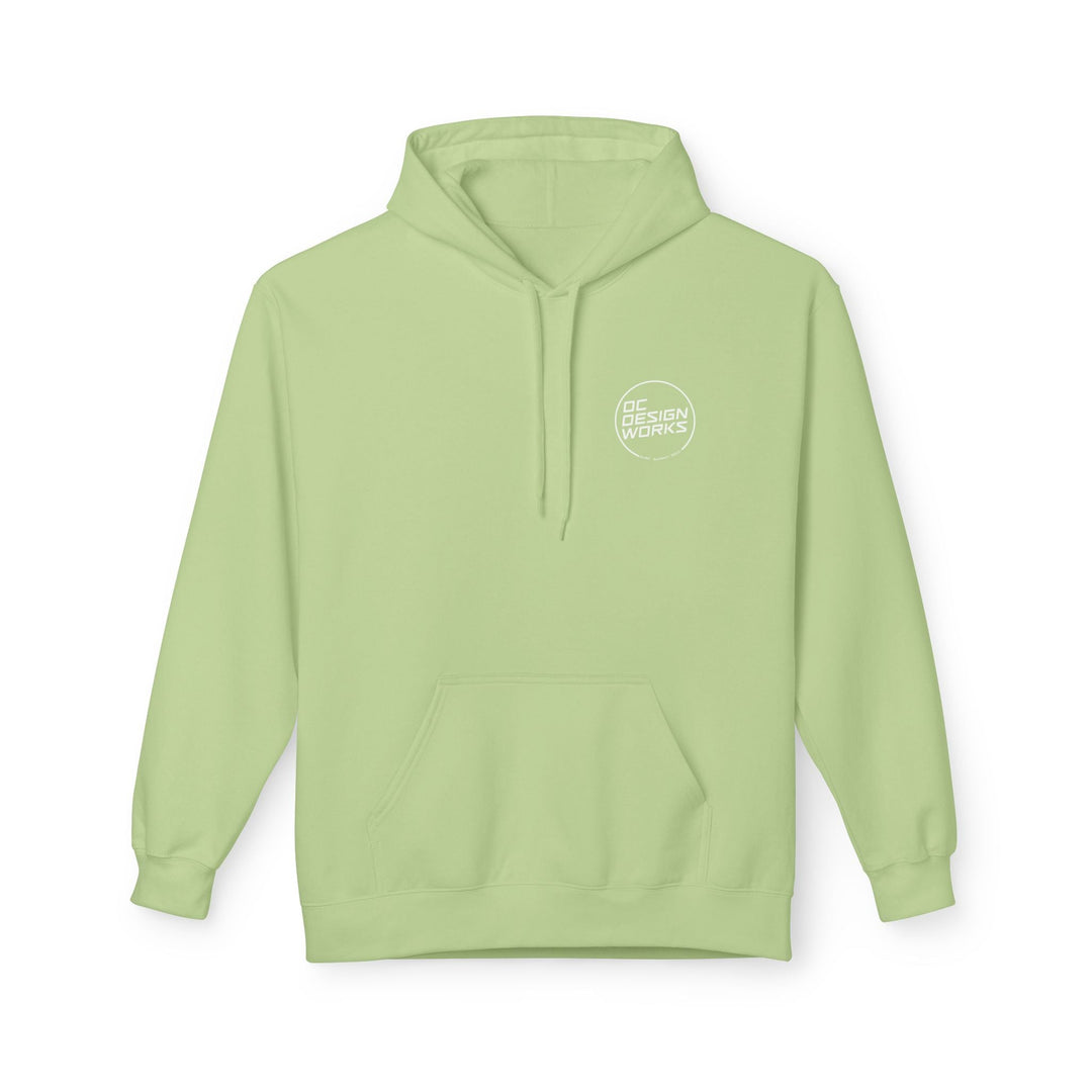 Heritage Hoodie — White Line Logo - Hoodie - Pistachio - OC Designworks
