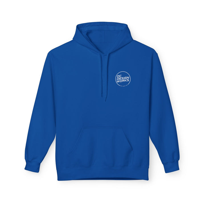 Heritage Hoodie — White Line Logo - Hoodie - Royal - OC Designworks