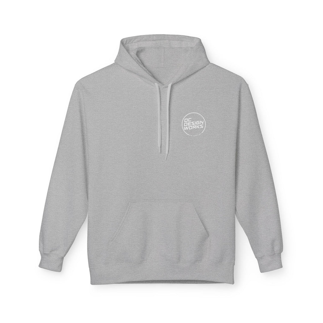 Heritage Hoodie — White Line Logo - Hoodie - Sport Grey - OC Designworks