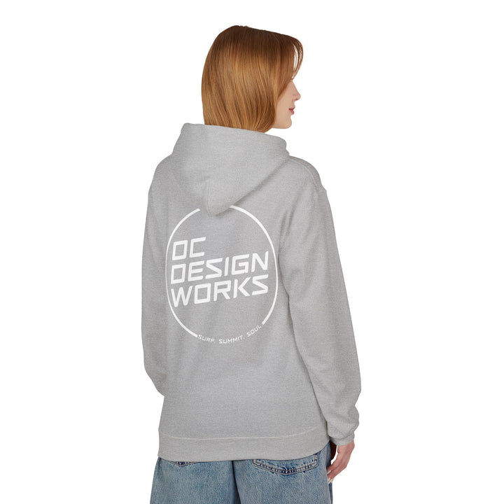 Heritage Hoodie — White Line Logo - Hoodie - Sport Grey - OC Designworks