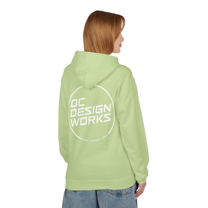 Heritage Hoodie — White Line Logo - Hoodie - Pistachio - OC Designworks