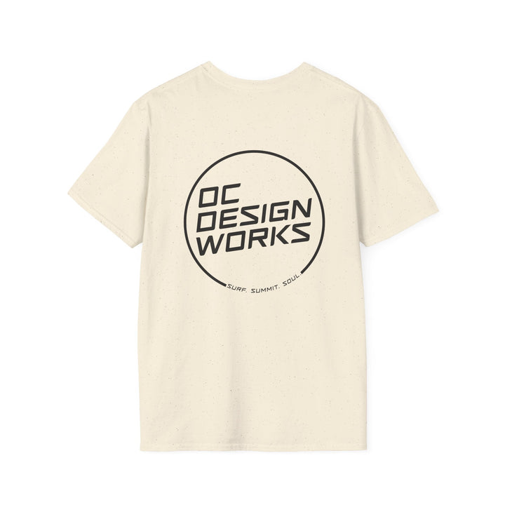 Heritage T-Shirt — Black Line Logo - T-Shirt - Natural - OC Designworks