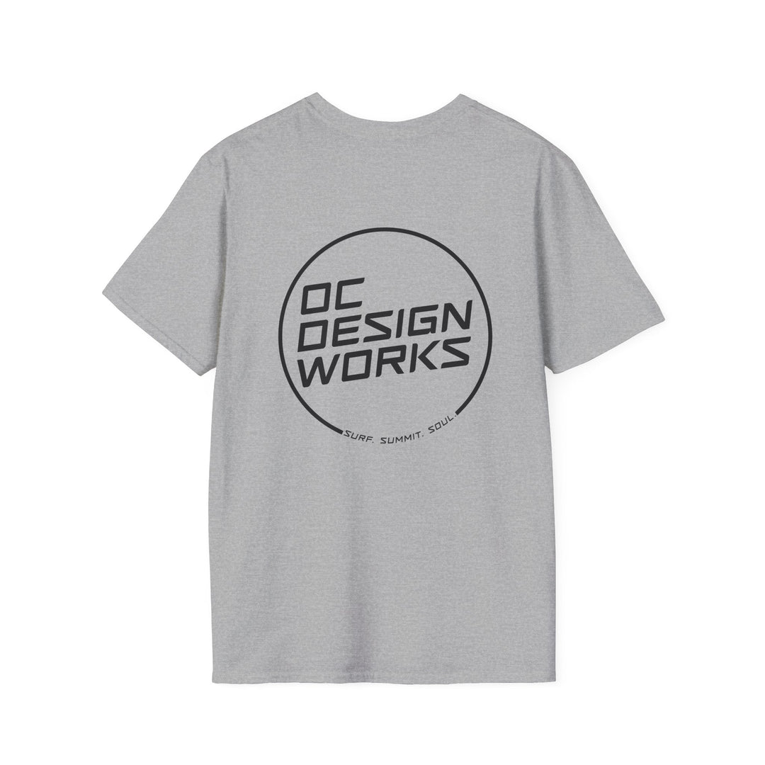 Heritage T-Shirt — Black Line Logo - T-Shirt - Sport Grey - OC Designworks