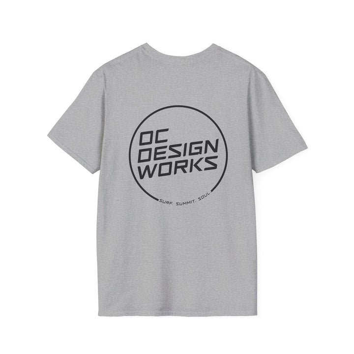Heritage T-Shirt — Black Line Logo - T-Shirt - Sport Grey - OC Designworks