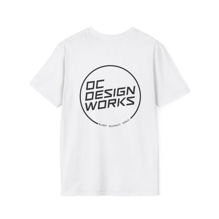 Heritage T-Shirt — Black Line Logo - T-Shirt - White - OC Designworks
