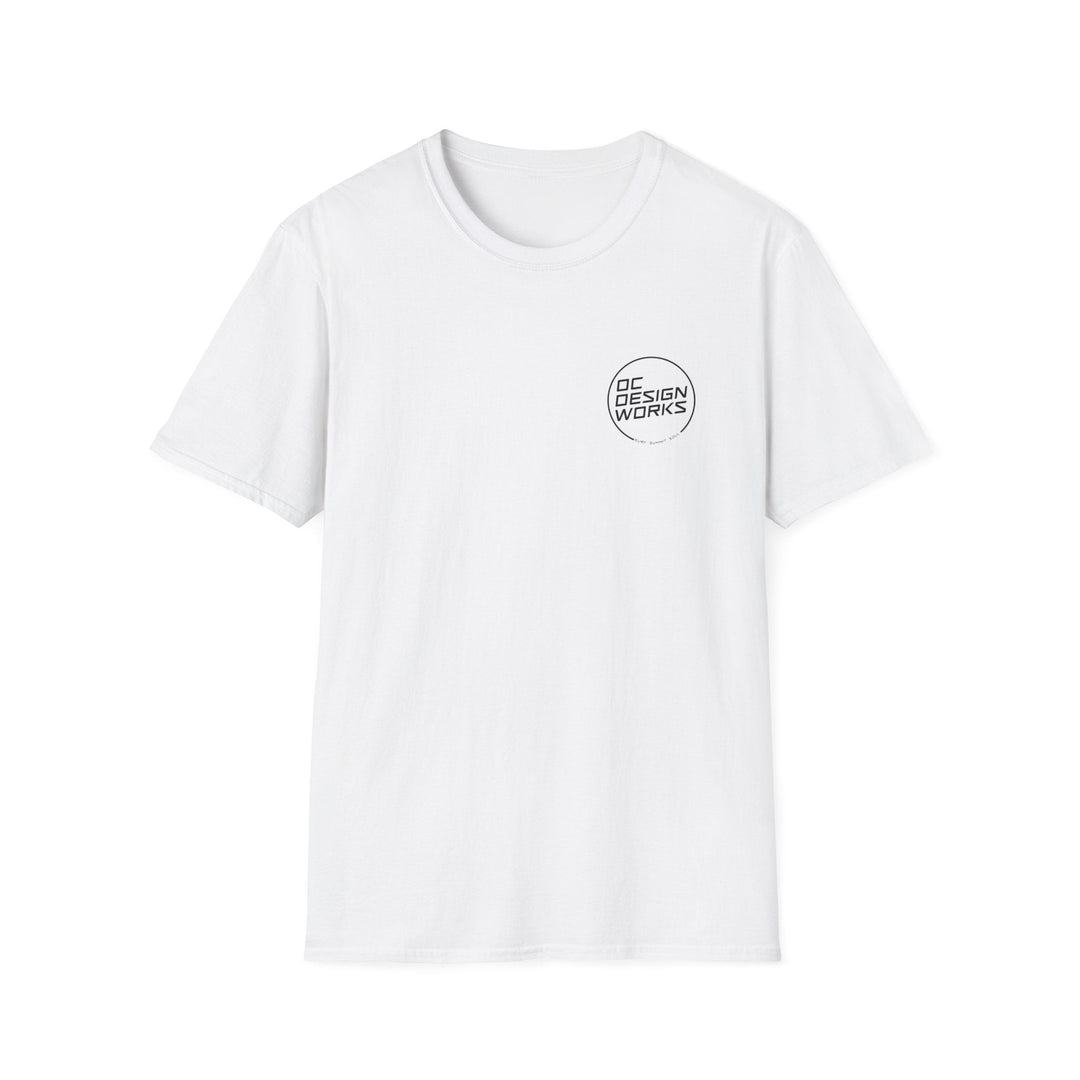 Heritage T-Shirt — Black Line Logo - T-Shirt - White - OC Designworks
