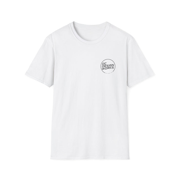 Heritage T-Shirt — Black Line Logo - T-Shirt - White - OC Designworks