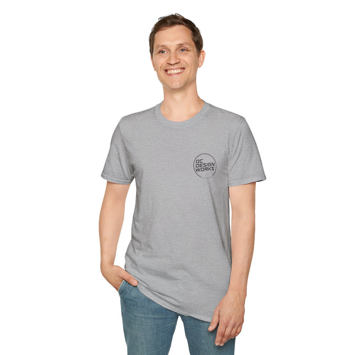 Heritage T-Shirt — Black Line Logo - T-Shirt - Sport Grey - OC Designworks